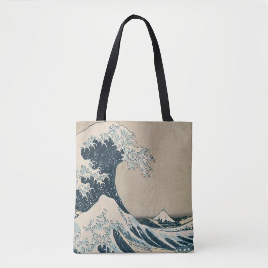De Grote Golf van Kanagawa Tote Bag (Voorkant)