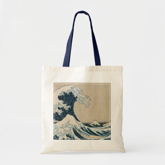 De Grote Golf van Kanagawa Tote Bag (Voorkant)