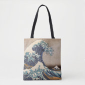 De Grote Golf van Kanagawa Tote Bag (Voorkant)