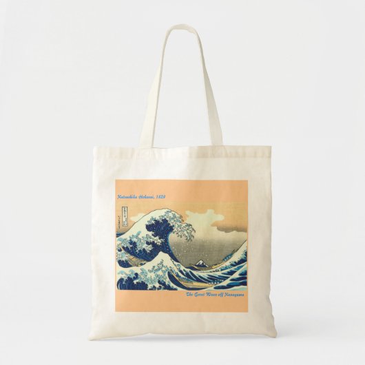 De grote golf van Kanagawa Tote Bag (Voorkant)