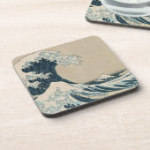 De Grote Golf van Kanagawa, Uitzichten van de berg Drankjes Onderzetter (Linkerzijde)