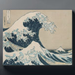 De Grote Golf van Kanagawa, Uitzichten van de berg Fotoplaat<br><div class="desc">Afbeelding Collectie nummer: XIR158277 The Great Wave of Kanagawa, uit de reeks "36 Uitzichten van de berg Fuji" ("Fugaku sanjuokkei") pub. van Nishimura Eijudo (houtafdruk). Hokusai, Katsushika (1760-1849) — houtafdruk. Privé Collectie Giraudon.</div>