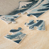 De Grote Golf van Kanagawa, Uitzichten van de berg Legpuzzel (Zijkant)