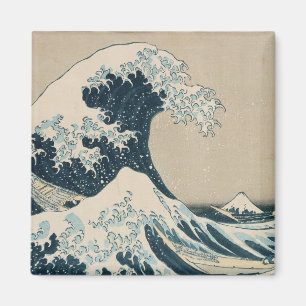 De Grote Golf van Kanagawa, Uitzichten van de berg Magneet