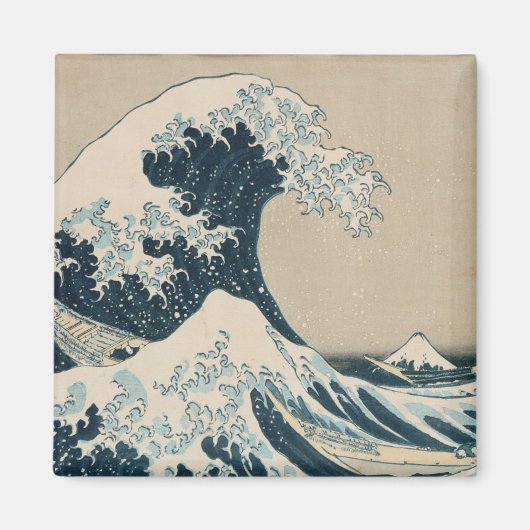 De Grote Golf van Kanagawa, Uitzichten van de berg Magneet (Voorkant)