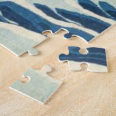 De Grote Golf van Kanagawa Ukiyo-e Japans Legpuzzel (Zijkant)