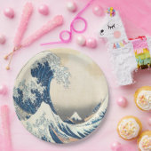De Grote Golf van Kanagawa Ukiyo-e Japans Papieren Bordje (Feest)