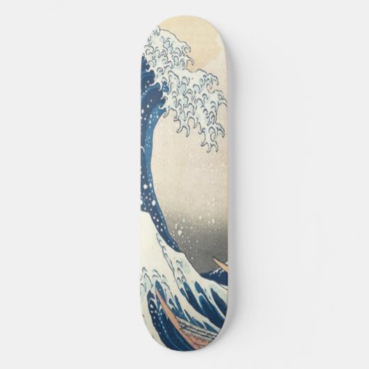 De Grote Golf van Kanagawa Ukiyo-e Japans Persoonlijk Skateboard (Voorkant)