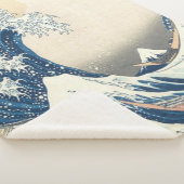 De Grote Golf van Kanagawa Ukiyo-e Japans Sherpa Deken (3/4)