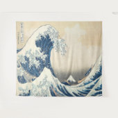 De Grote Golf van Kanagawa Ukiyo-e Japans Wandkleed (Voorkant (horizontaal))