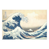 De grote golf van Kanagawa Ukiyo-e Japanse kunst Foto Afdruk (Voorkant)