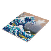 De grote golf van Kanagawa Vector HD Tegeltje (Zijkant)