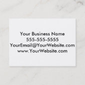 De grote golf van Kanagawa Visitekaartje (Achterkant)