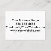 De grote golf van Kanagawa Visitekaartje (Achterkant)