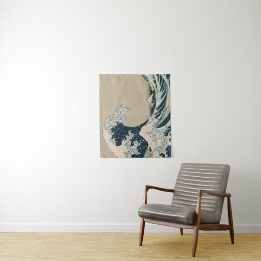De Grote Golf van Kanagawa Wandkleed (In situ)