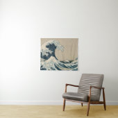 De Grote Golf van Kanagawa Wandkleed (In Situ (horizontaal))