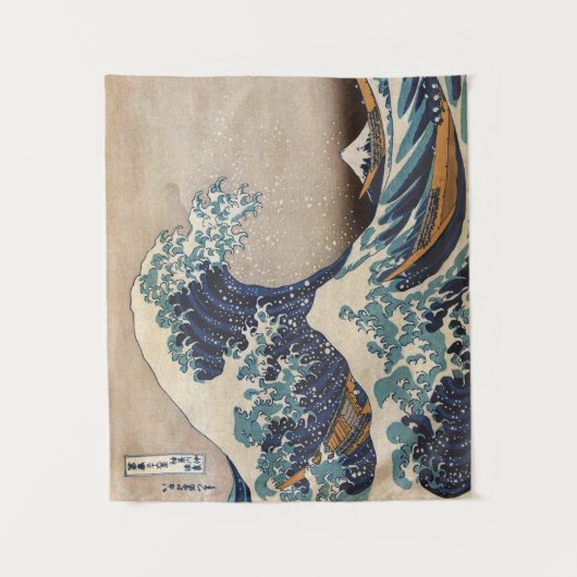 De Grote Golf van Kanagawa Wandkleed (Voorkant)