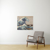 De Grote Golf van Kanagawa Wandkleed (In Situ (horizontaal))