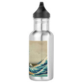 De Grote Golf van Kanagawa Waterfles (Rechts)