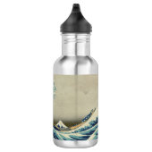 De Grote Golf van Kanagawa Waterfles (Rechts)