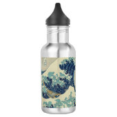 De Grote Golf van Kanagawa Waterfles (Links)