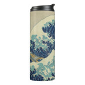 De Grote Golf van Kanagawa: Woodblock Print Thermosbeker (Gedraaid links)