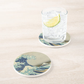 De Grote Golf van Kanagawa Zandsteen Onderzetter