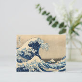 De Grote Golf van Katsushika Hokusai Briefkaart (Staand voorkant)