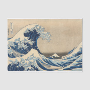 De Grote Golf van Katsushika Hokusai Tissuepapier