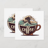 De Grote Golf Van Koffie (Voorkant / Achterkant)