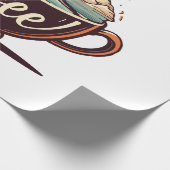 De Grote Golf Van Koffie Cadeaupapier (Hoek)