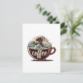 De Grote Golf Van Koffie Informatiekaartje (Staand voorkant)