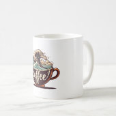 De Grote Golf Van Koffie Koffiemok (Voorkant rechts)