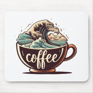 De Grote Golf Van Koffie Muismat