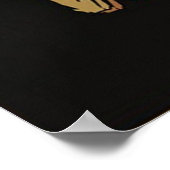 De grote golf van koffie Poster (Hoek)