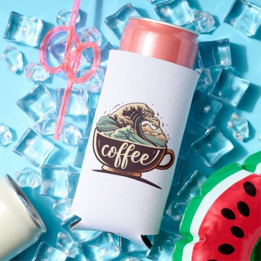 De Grote Golf Van Koffie Seltzer Blikjeskoeler (Insitu Zomer)