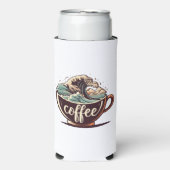 De Grote Golf Van Koffie Seltzer Blikjeskoeler (Seltzer Voorkant)