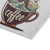 De Grote Golf Van Koffie Snijplank (Hoek)