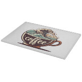 De Grote Golf Van Koffie Snijplank (Hoek)