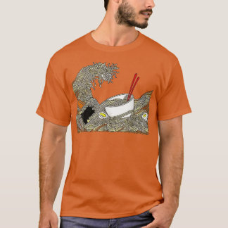 De Grote Golf van Ramen Hokusai T-shirt