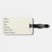 De Grote Golf voor de kust van Kanagawa illustrati Bagagelabel (Achterkant horizontaal)