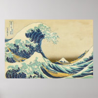 De Grote Golf voor de Kust van Kanagawa Poster