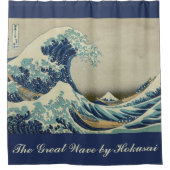 De Grote Golf voor de Kust van Kanagawa van Hokusa Douchegordijn (Voorkant)