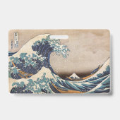 De Grote Golf voor Kanagawa Badge (Achterkant)