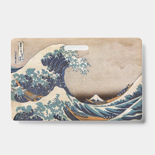 De Grote Golf voor Kanagawa Badge (Voorzijde)