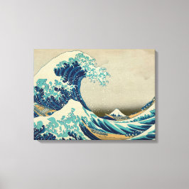 De Grote Golf voor Kanagawa Canvas Afdruk