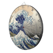 De Grote Golf voor Kanagawa Hokusai Dartbord (Voorkant Rechts)
