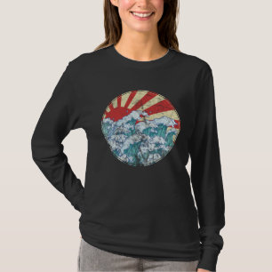 De Grote Golf voor Kanagawa Hokusai inspireerde Ja T-shirt