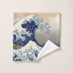 De Grote Golf voor Kanagawa Hokusai Washandje