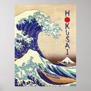 De Grote Golf voor Kanagawa - Japanse Kunstprint Poster